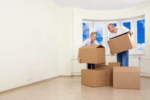 Local man and van service transporting office and home goods in Docklands
