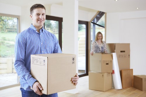 High-rise apartment moving support in Docklands with lift access planning