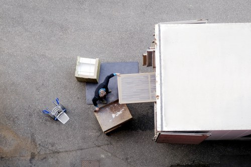 Flexible moving service navigating Docklands building access