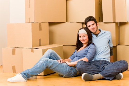 Local Docklands movers supporting a residential apartment move