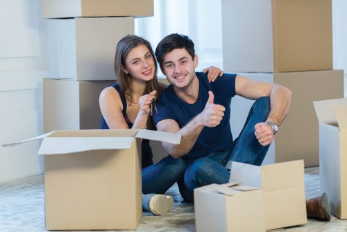 Organised packing and storage preparation for Docklands customers