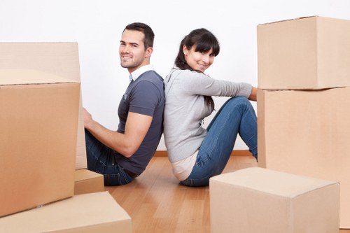 Loading assistance for a Docklands house or apartment move