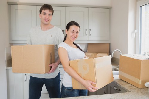 Docklands removals service handling apartment access and loading logistics